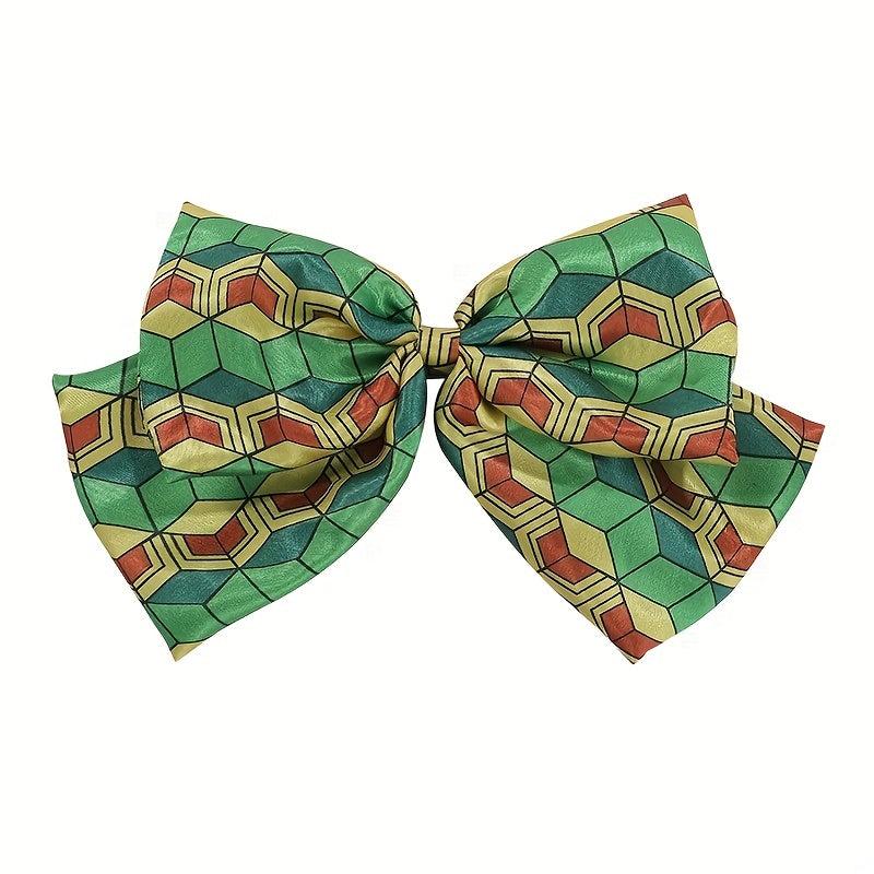 Plaid Pattern Bow Hair Clip French Barrette