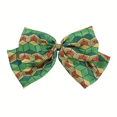 Plaid Pattern Bow Hair Clip French Barrette