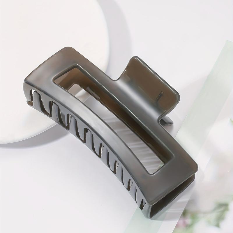 Large Hollow Hair Claw Square Shark Claw Ponytail Holder Hair Accessories