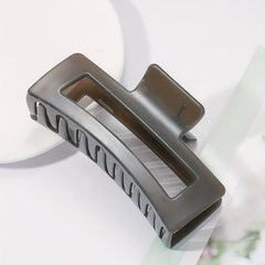 Large Hollow Hair Claw Square Shark Claw Ponytail Holder Hair Accessories