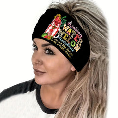 Fruit Pattern Wide Headband Hip hop Style Hair Band