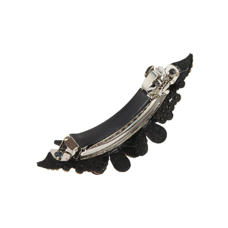 Rhinestone Double Flower Hair Clip for Women Girls Large Duckbill Clip Hairpin