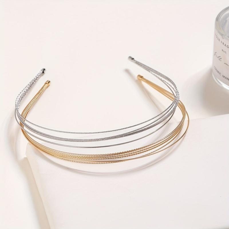 Metal Hair Hoop Women's Bridal Headband Hair Accessories