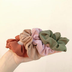 6pcs Large Elastic Scrunchies Hair Accessories