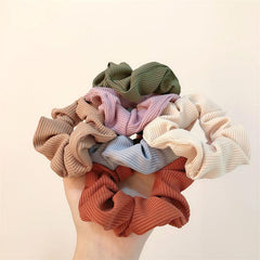 6pcs Large Elastic Scrunchies Hair Accessories