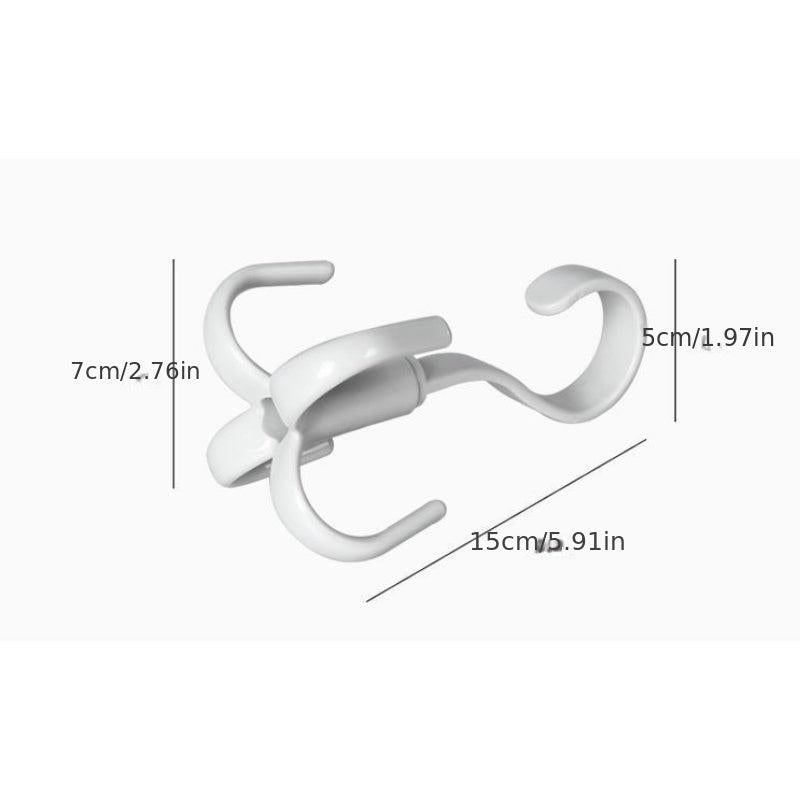 Multifunctional Rotatable Hanging Hook Clothing Hanger Bag Storage Plastic Hook