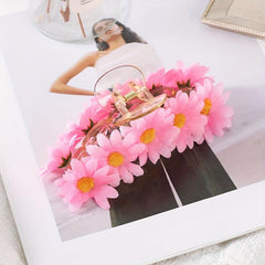 Sunflower Decor Hair Claw Banana Clip Boho Style Headwear