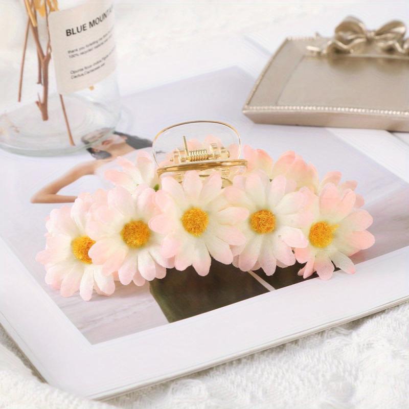 Sunflower Decor Hair Claw Banana Clip Boho Style Headwear