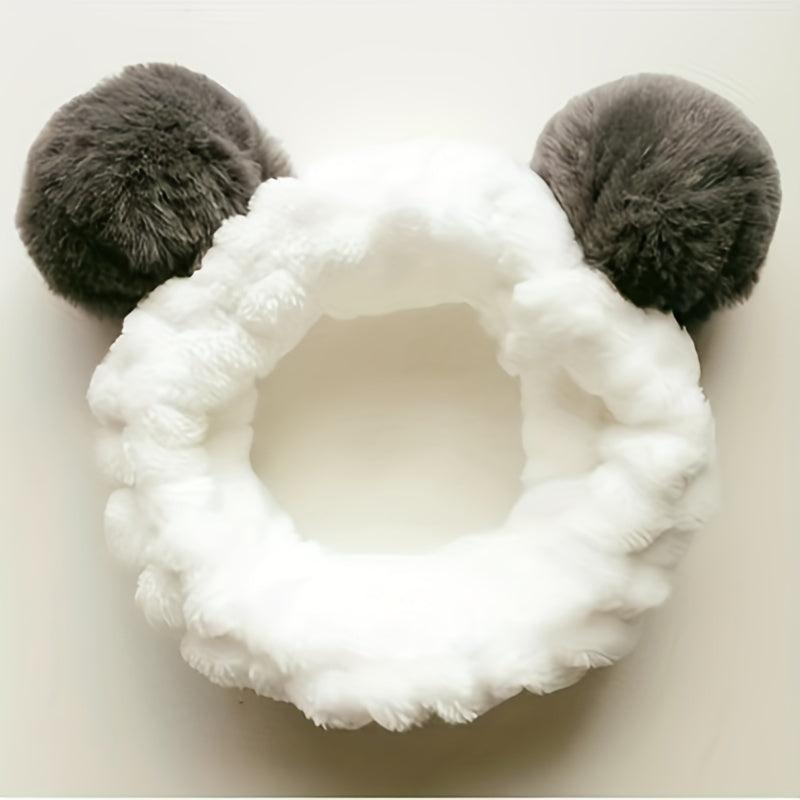 Cute Cartoon Ear Headband for Face Washing and Makeup