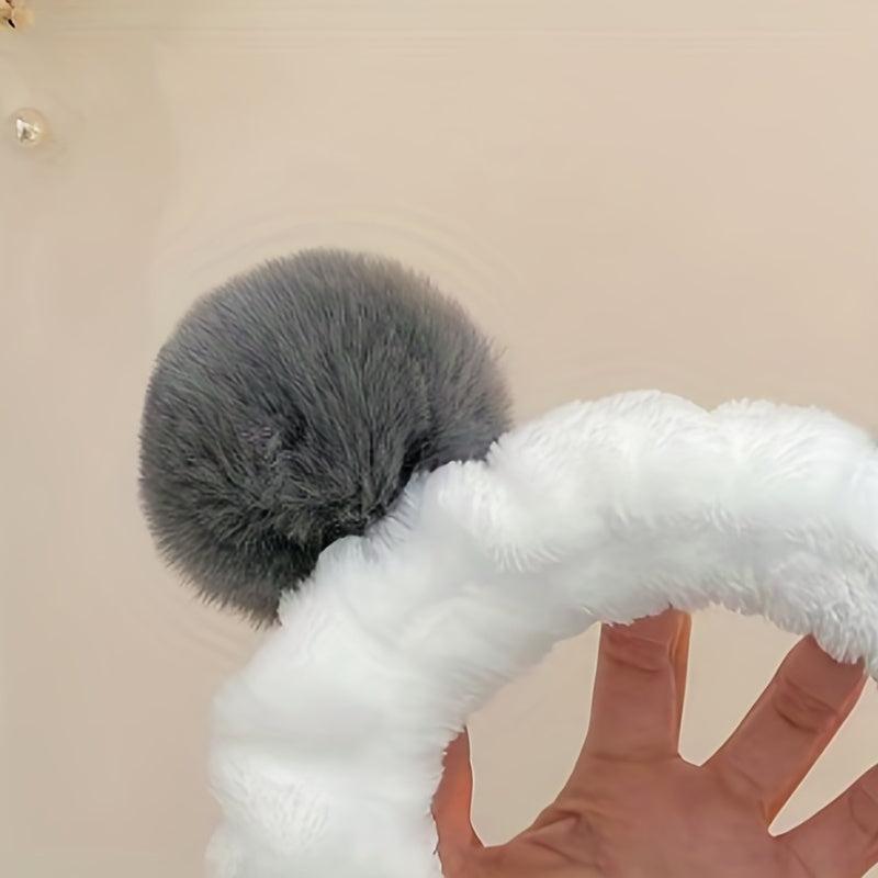 Cute Cartoon Ear Headband for Face Washing and Makeup