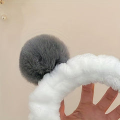 Cute Cartoon Ear Headband for Face Washing and Makeup