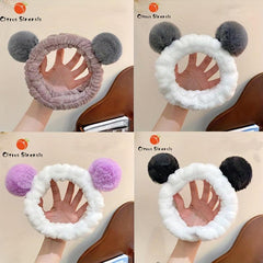 Cute Cartoon Ear Headband for Face Washing and Makeup