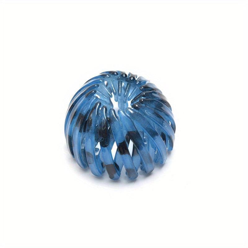7pcs Stretchy Ponytail Holder Hair Claw Bird Nest Shaped Hair Clips Bun Maker