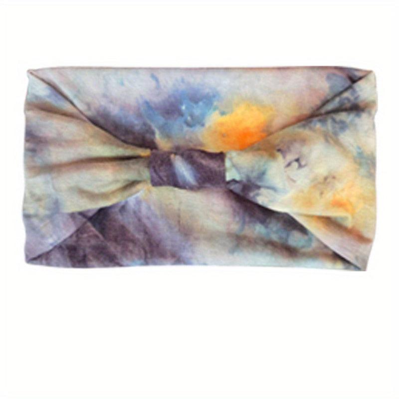 Boho Tie Dry Headband For Women Girls