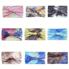 Boho Tie Dry Headband For Women Girls