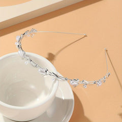 Leaf Faux Pearl Headband for Girls Birthday Party Dress Up