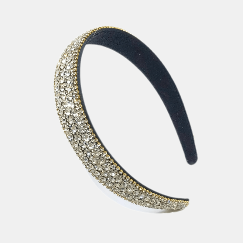 Rhinestone Sparkling Hairband Tiara Vintage Prom Hairband