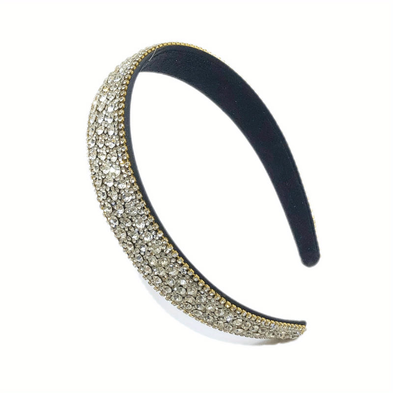 Rhinestone Sparkling Hairband Tiara Vintage Prom Hairband