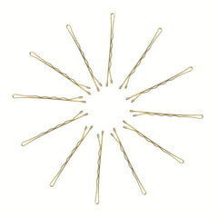50pcs Golden Bobby Pins Non Slip Hair Clips for Girls Women