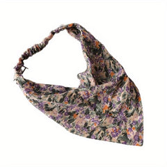 Floral Hair Bandanas Head Kerchief Boho Hair Scarf Triangle Hair Accessories