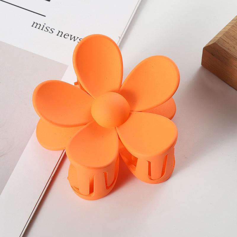 Flower Hair Claw Clip Nonslip Ponytail Holder Women Girls Hair Accessories