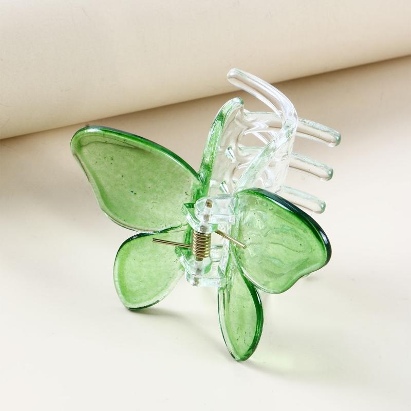 Y2K Gradient Hair Claw Clip Sweet Hair Claw Ponytail Holder