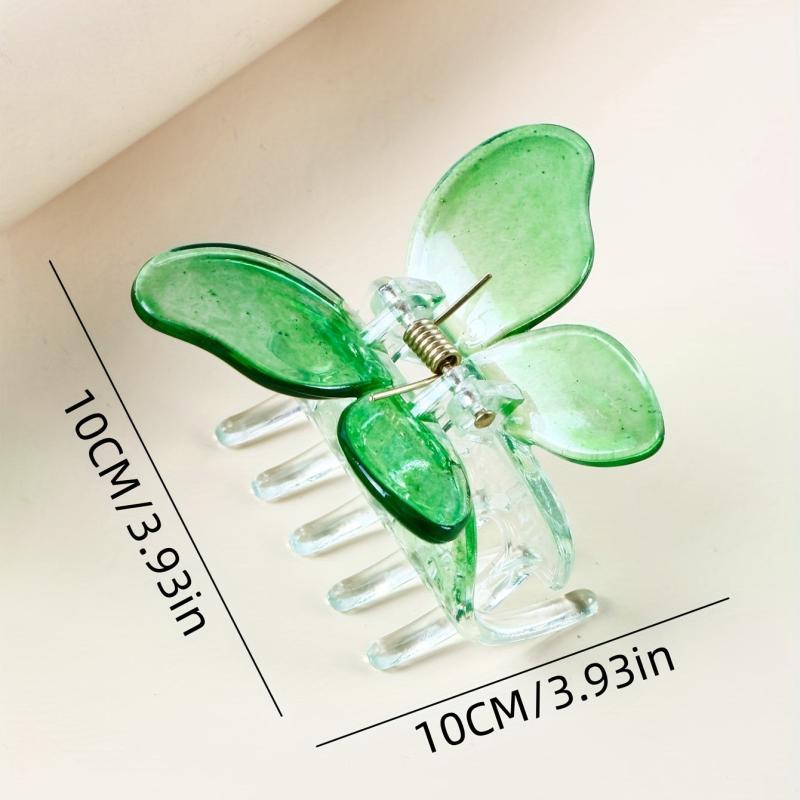 Y2K Gradient Hair Claw Clip Sweet Hair Claw Ponytail Holder