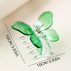 Y2K Gradient Hair Claw Clip Sweet Hair Claw Ponytail Holder