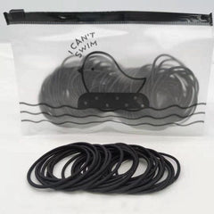 100pcs Thin Rubber Band Adult Hair Ring Women's Hair Accessories