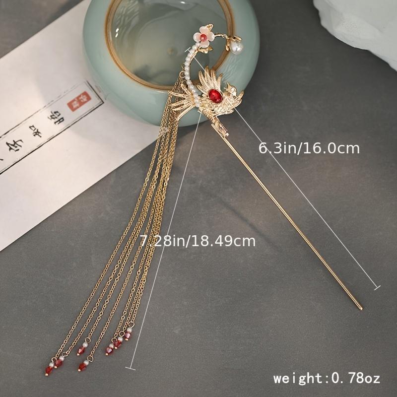 Golden Headdress Cheongsam Hair Pin Wedding Hair Accessories