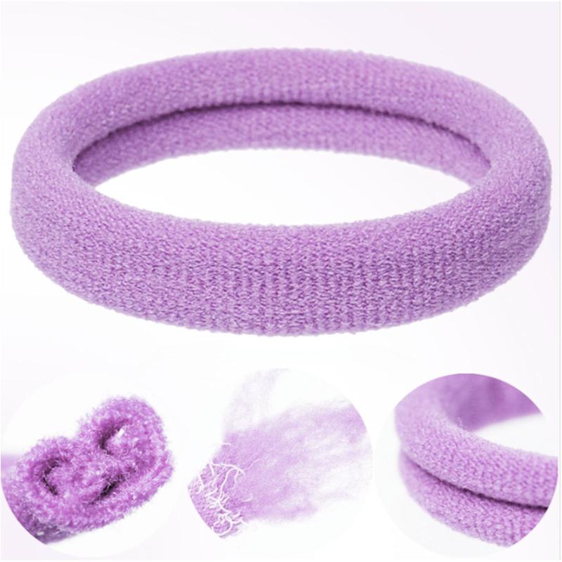 48pcs Minimalist Solid Hair Tie Hair Ring Hair Protective Ponytail Holder