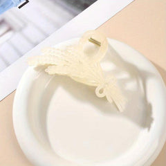 Wheat Shape Hair Claw Plastic Shark Claw Ponytail Holder