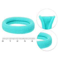 100pcs Solid Hair Tie Elastic Hair Protective Ponytail Holder Nylon Hair Accesso