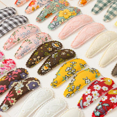10 Pcs Flower Hair Clip Snap Barrette Hair Slides Non Slip Hair Decoration