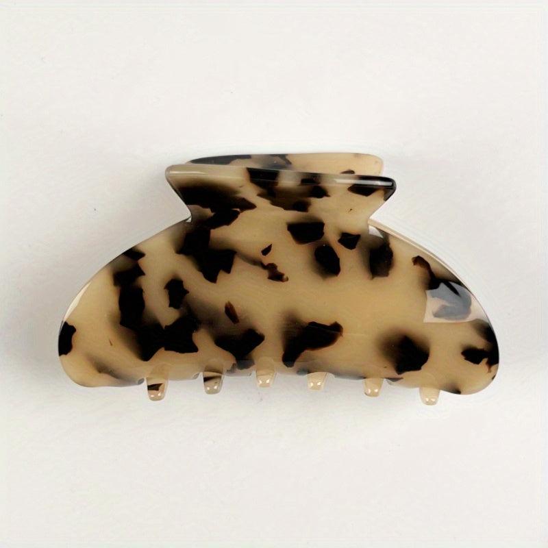 Women's Leopard Pattern Hair Clip Hair Claw Non-slip Hair Accessories