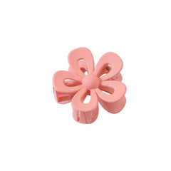 Matte Flower Hair Claw Hollow Shark Claw Hair Clip