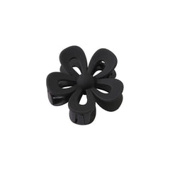 Matte Flower Hair Claw Hollow Shark Claw Hair Clip