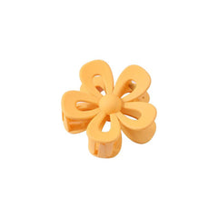 Matte Flower Hair Claw Hollow Shark Claw Hair Clip