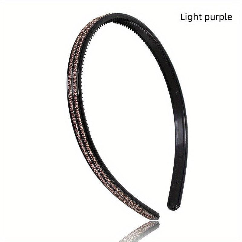 Sparkling Rhinestones Wide Headband for Women