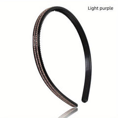 Sparkling Rhinestones Wide Headband for Women