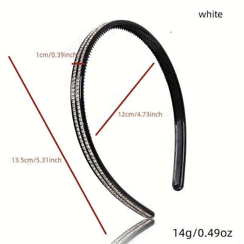 Sparkling Rhinestones Wide Headband for Women