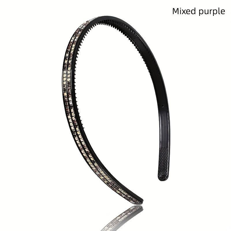 Sparkling Rhinestones Wide Headband for Women