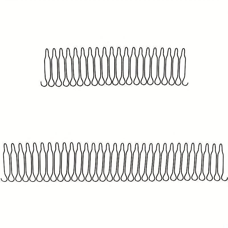 2pcs Elastic Hair Comb Pin Invisible Hair Pin For Side Hair Band Alloy Hairpin