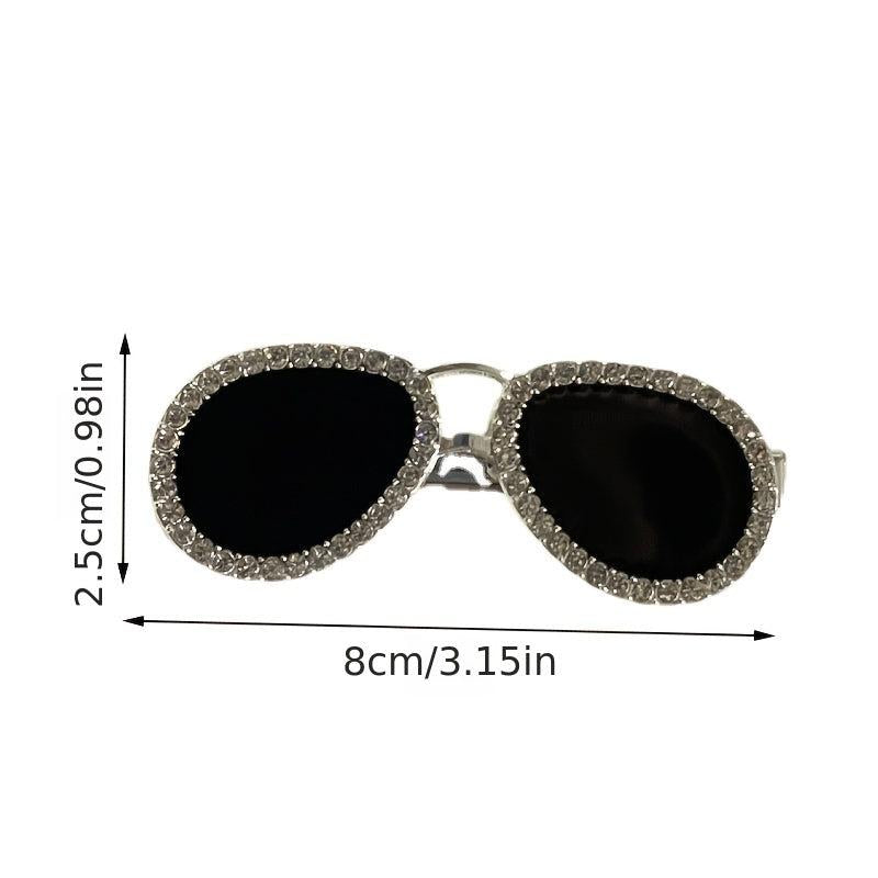 Rhinestone Sunglasses Hair Clip Barrette Wedding Hair Accessories