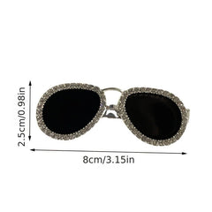 Rhinestone Sunglasses Hair Clip Barrette Wedding Hair Accessories