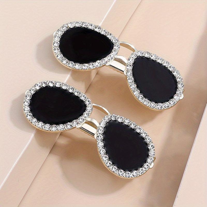Rhinestone Sunglasses Hair Clip Barrette Wedding Hair Accessories