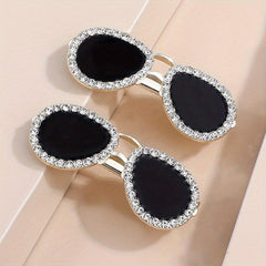 Rhinestone Sunglasses Hair Clip Barrette Wedding Hair Accessories