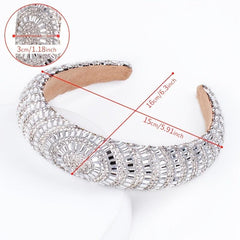 Sparkling Diamond Headband Hair Hoop for Women Girls