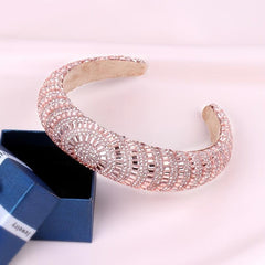 Sparkling Diamond Headband Hair Hoop for Women Girls