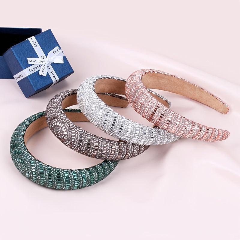 Sparkling Diamond Headband Hair Hoop for Women Girls